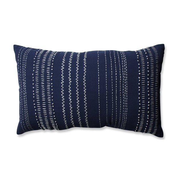 Tribal Stitches 100% Cotton Lumbar Pillow by Pillow Perfect| @ $48.99